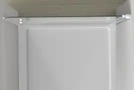 Душевая дверь Vincea Alpha 90 VDP-3AL900CLB, распашная, профиль черный, стекло прозрачное