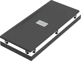 Душевой поддон Good Door Flow 120х80 из искусственного камня, Черный ЛП00063