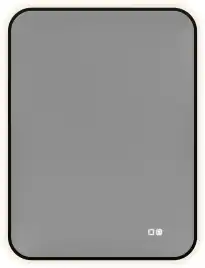Зеркало Aquanet Контур 600х800 LED TX с подогревом, черный, 367661