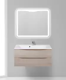 Тумба под раковину BelBagno MARINO-1000-2C-SO-RG-P подвесная Rovere Grigio
