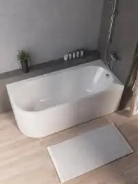 Акриловая ванна Marka One ALISA MG 170х75 Асимметричная Белая Правая 01али1775п