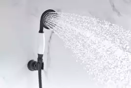 Душевая лейка Aquatek КЛАССИК AQ2008MB, Черный матовый