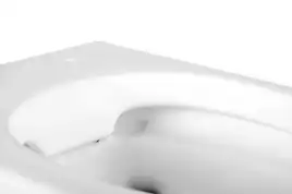 Подвесной унитаз ABBER Bequem AC1103 белый, безободковый, с сиденьем микролифт