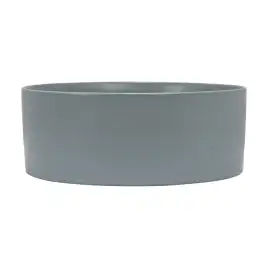 Раковина AVS Лилиан 36x36 голубая матовая с донным клапаном