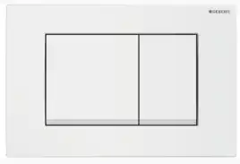 Кнопка смыва Geberit Delta 30 115.137.11.1 двойной смыв, цвет альпийский белый