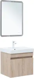 Тумба под раковину Aquanet Оптима 60 дуб светлый, 344803