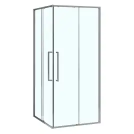 Душевой уголок Azario 90х90 AZ-R43-90-MGR-CL, профиль графит матовый, стекло Прозрачное