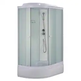Душевая кабина Loranto 120х80, средний поддон, Матовое стекло, CS-985-RTM/W-120