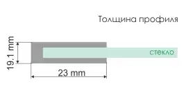 Душевой уголок WasserKRAFT Neime 19P 120х100 19P10 профиль Белый стекло Прозрачное