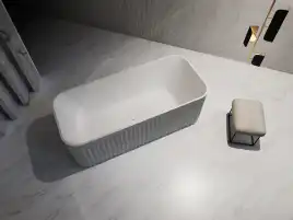 Акриловая ванна Abber 170х75 AB9411-1.7, отдельностоящая, Белая глянцевая