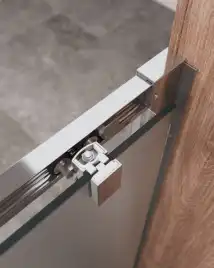 Душевая дверь CEZARES MOLVENO-BF-1-150-P-Cr стекло Матовое рифленая, профиль Хром