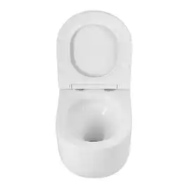 Подвесной унитаз BelBagno SOFT-TOR BB084CH-TOR/SC, безободковый, смыв торнадо с сиденьем микролифт, Белый