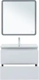 Тумба под раковину Aquanet Эмбер 80 белый матовый 330467