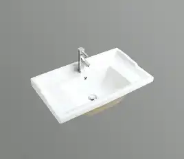 Умывальник CeramaLux 840-80 825х480х220 Полувстраиваемая цвет Белый