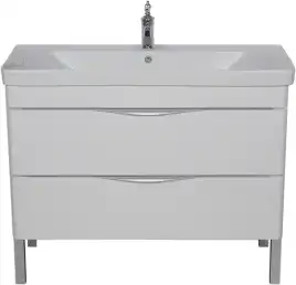 Раковина Sanovit LUXURY 105 11105-KL прямоугольная, Белая глянцевая