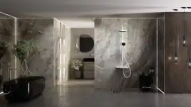 Душевая система  Vincea Inspire VSFS-3I12TW VSFS-3I12TW  с термостатом, белый матовый