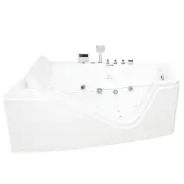 Акриловая ванна Gemy G9056 K L 170х130 с гидромассажем, левая