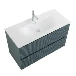 Тумба под раковину BelBagno UNO-1000-2C-SO-AO подвесная, Голубой Матовый