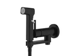 Смеситель с гигиеническим душем Aquatek Ника AQ1819MB, Черный матовый