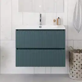 Тумба под раковину BelBagno UNO-900-2C-SO-AO подвесная, Голубой Матовый