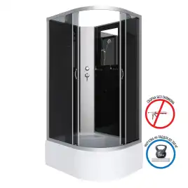 Душевая кабина Niagara Classic 120х80х200 NG-2510-14LBK высокий поддон, без гидромассажа, 25101434LBK