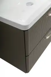 Тумба под раковину BelBagno DUE-500-2C-SO-GM-P подвесная Оружейная сталь