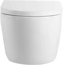 Унитаз подвесной Aquanet Zvezda -2 303978 безободковый, со смывом Tornado, с сиденьем микролифтом