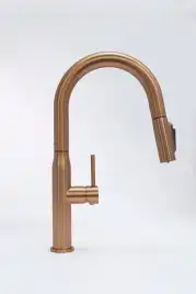 Смеситель для кухни AVS PureRiver 811-171-PG с выдвижным изливом, розовое золото