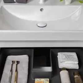 Тумба с раковиной AVS Гармония 60 белая, N821-07-600WG-02-610WG