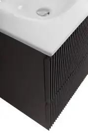 Тумба под раковину BelBagno UNO-600-2C-SO-GSO подвесная, Темно-Серый Матовый