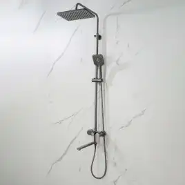 Душевая система Aquatek НИКА AQ2840BGM, Оружейная сталь