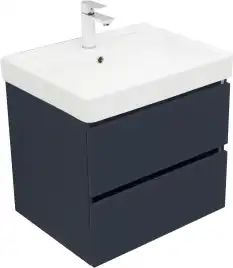 Тумба под раковину Aquanet Вега 2.0 60 маренго, подвесная, 337947