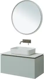 Тумба под раковину Allen Brau Infinity 85 1.21002.PWM папирус матовый