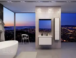 Пенал Roca Ronda ZRU9302967 подвесной цвет, Белый глянец, антрацит