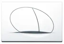 Панель смыва Roca Active 42B белая 8901140B0