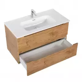Тумба под раковину BelBagno ETNA-800-2C-SO-RN-P подвесная Rovere Nature