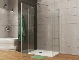 Душевой уголок Allen Brau Priority 140x90 3.31010.00 + 3.31016.00 хром