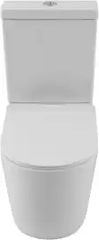 Чаша напольного унитаза Aquanet ZV-2-C1 с сиденьем микролифт, белый