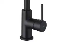 Смеситель для кухни Aquatek Вега AQ1080MB поворотный излив, Черный матовый