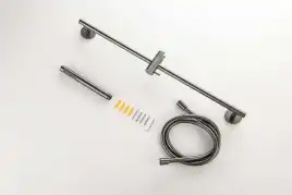 Душевой гарнитур Aquatek Европа AQ2012BGM, Оружейная сталь