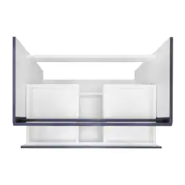 Тумба с раковиной Azario Эстима 80 CS00094597, напольная, Графит