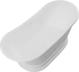 Ванна из искусственного камня Allen Brau 170x75 Solid Stone Krion Classic 2.35004.21, белая матовая