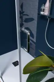 Душевая дверь Aquanet Cinetic 120 см, AE12-N-120H190U-CT, профиль Хром, стекло Прозрачное