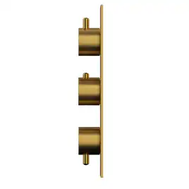 Смеситель для душа Whitecross Y brushed gold скрытого монтажа термостатический Золото брашированное, Y1238GLB