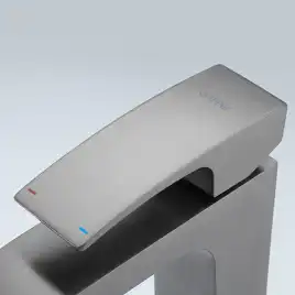 Смеситель для раковины Gappo G1007-89 высокий, Оружейная сталь