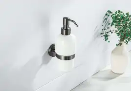 Дозатор для жидкого мыла Aquatek Бетта AQ4605BGM, Оружейная сталь