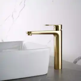 Смеситель для раковины Aquatek Ника AQ1804BG, Золото матовое