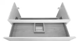 Тумба с раковиной Azario Ника 100 CS00089923, подвесная, Белая глянцевая