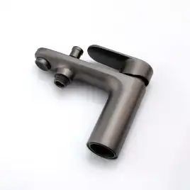 Смеситель на борт ванны Aquatek Ника AQ1844BGM, Оружейная сталь