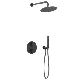 Душевая система  Vincea  VSFW-101TMB VSFW-101TMB  с термостатом, встраиваемая, черный матовый